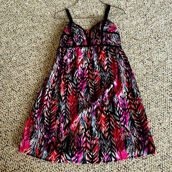 Xhilaration Colorful Baby Doll Sundress. Size Small - Picture 3 of 8